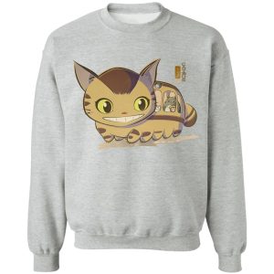 My Friend Totoro - My Neighbor Totoro Catbus Chibi Sweatshirt-Apparel, My Friend Totoro, My Neighbor Totoro, Sweatshirt