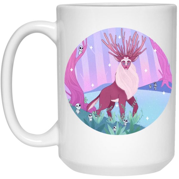 Princess Mononoke - Shishigami Fanart Mug-House Decor, Mug, princess mononoke