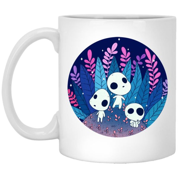 Princess Mononoke Cast - Princess Mononoke – Tree Spirits Fanart Mug-House Decor, Mug, princess mononoke, Princess Mononoke Cast