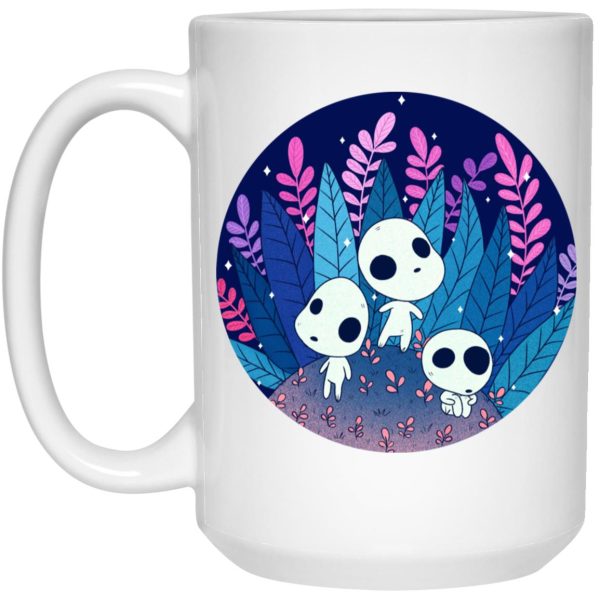 Princess Mononoke Cast - Princess Mononoke – Tree Spirits Fanart Mug-House Decor, Mug, princess mononoke, Princess Mononoke Cast