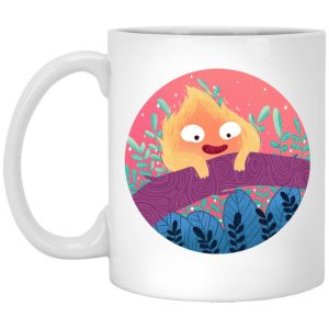 Howl's Moving Castle Calcifer - How’s Moving Castle – Calcifer Fanart Mug-House Decor, Howl's Moving Castle, Howl's Moving Castle Calcifer, Mug