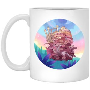 Howl's Moving Castle Showtimes - Howl’s Moving Castle Fanart Mug-House Decor, Howl's Moving Castle, Howl's Moving Castle Showtimes, Mug