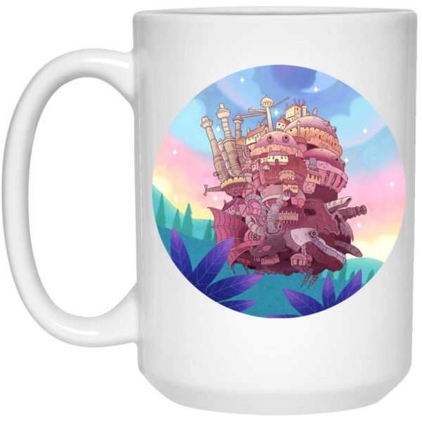 Howl's Moving Castle Showtimes - Howl’s Moving Castle Fanart Mug-House Decor, Howl's Moving Castle, Howl's Moving Castle Showtimes, Mug