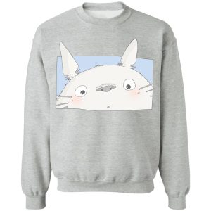 My Neighbor Totoro Movie - Totoro Cute Face Sweatshirt-Apparel, My Neighbor Totoro, My Neighbor Totoro Movie, Sweatshirt