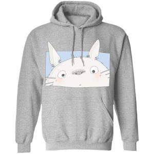 Totoro Mochi Donut - Totoro Cute Face Hoodie-Apparel, Hoodie, My Neighbor Totoro, Totoro Mochi Donut