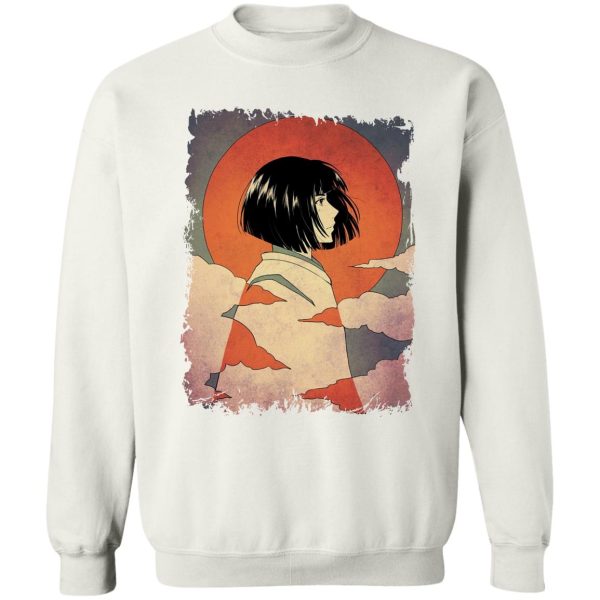 Spirit Away - Haku Japanese Classic Art Sweatshirt-Apparel, Spirit Away, Spirited Away, Sweatshirt