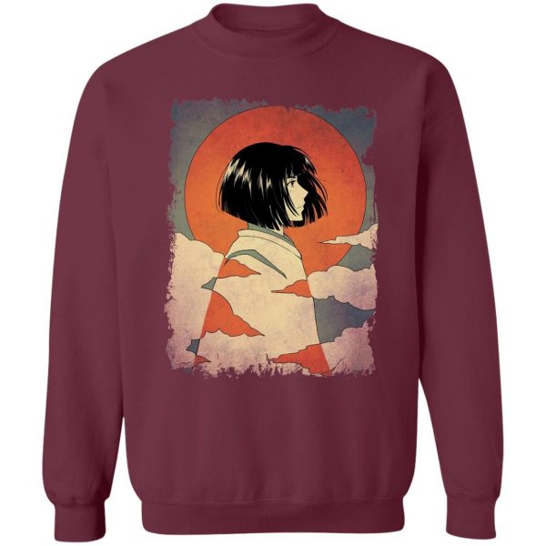 Spirit Away - Haku Japanese Classic Art Sweatshirt-Apparel, Spirit Away, Spirited Away, Sweatshirt