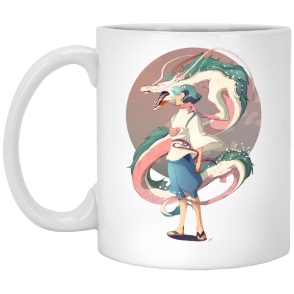 Spirited Away - Haku and The Dragon Mug-House Decor, Mug, Spirited Away