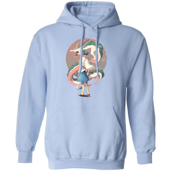 Characters From My Neighbor Totoro - Haku and The Dragon Hoodie-Apparel, Characters From My Neighbor Totoro, Hoodie, Spirited Away