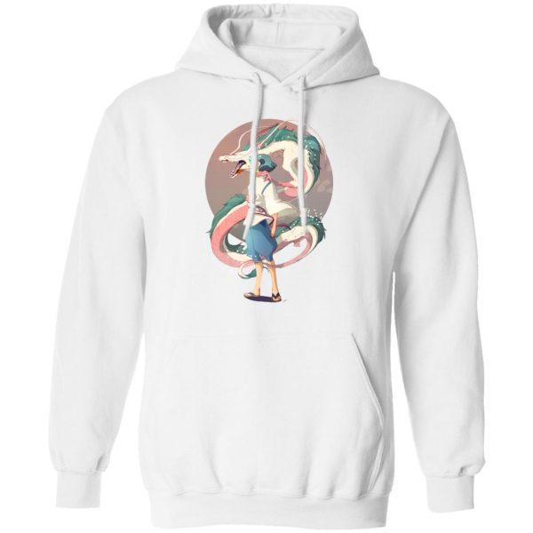 Characters From My Neighbor Totoro - Haku and The Dragon Hoodie-Apparel, Characters From My Neighbor Totoro, Hoodie, Spirited Away