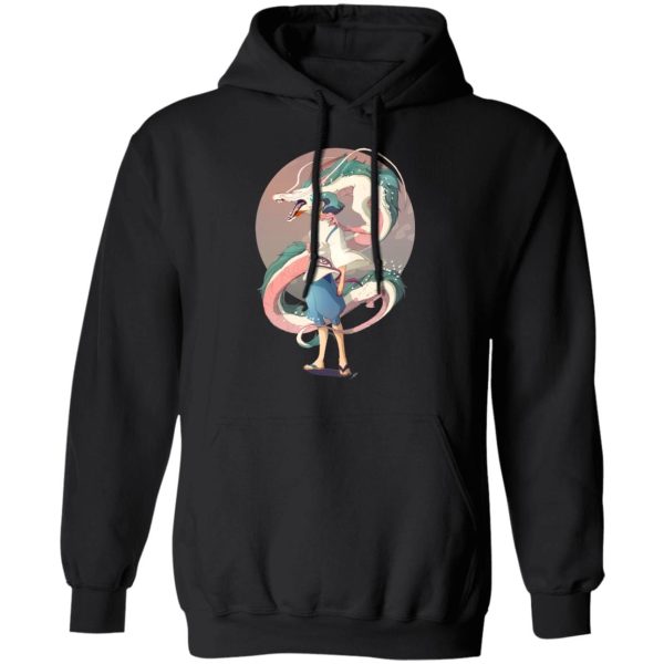 Characters From My Neighbor Totoro - Haku and The Dragon Hoodie-Apparel, Characters From My Neighbor Totoro, Hoodie, Spirited Away