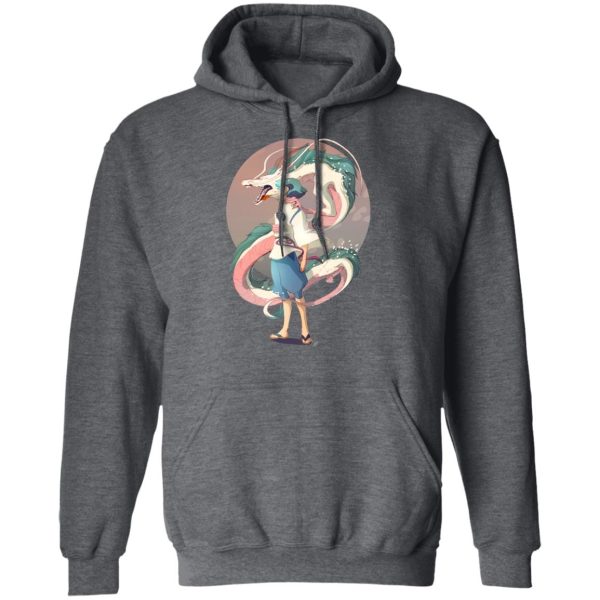 Characters From My Neighbor Totoro - Haku and The Dragon Hoodie-Apparel, Characters From My Neighbor Totoro, Hoodie, Spirited Away