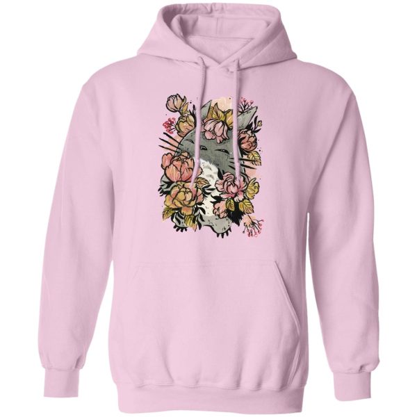 Totoro Film - Totoro by the Flowers Hoodie-Apparel, Hoodie, My Neighbor Totoro, Totoro Film