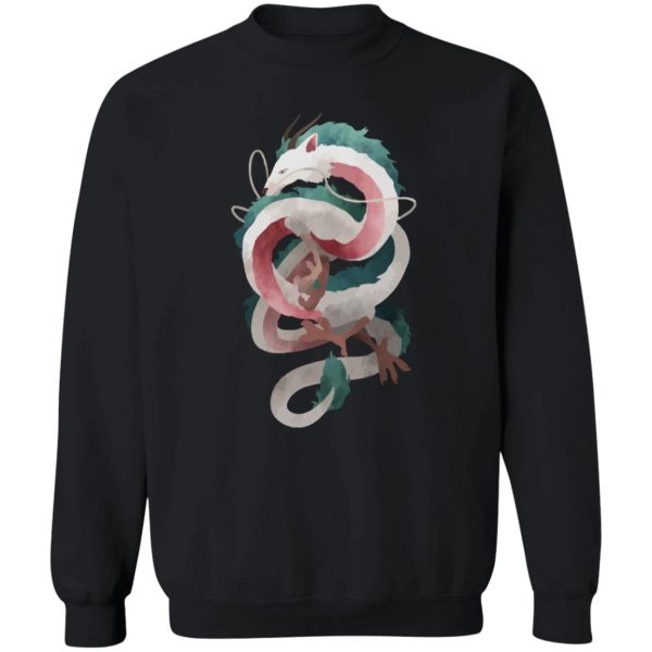 Chihiro Spirited Away - Spirited Away – Haku Dragon Sweatshirt Unisex-Apparel, Chihiro Spirited Away, Spirited Away, Sweatshirt