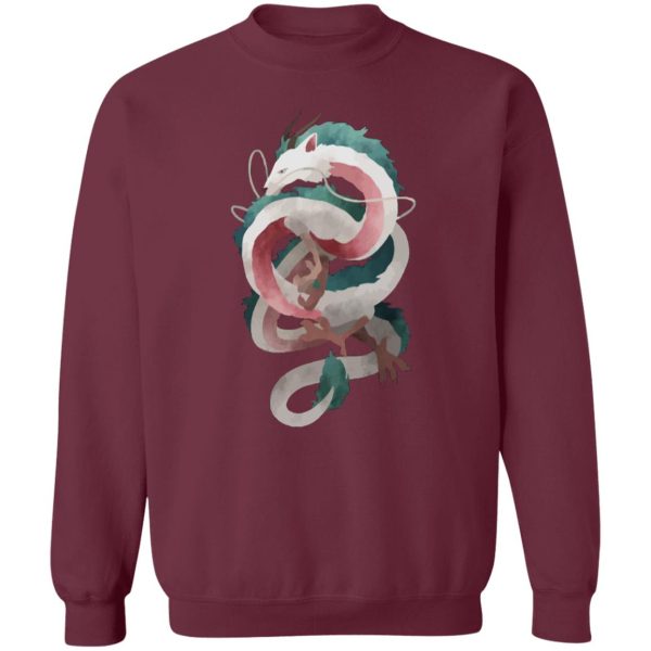 Chihiro Spirited Away - Spirited Away – Haku Dragon Sweatshirt Unisex-Apparel, Chihiro Spirited Away, Spirited Away, Sweatshirt