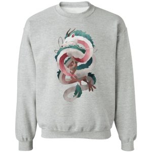 Chihiro Spirited Away - Spirited Away – Haku Dragon Sweatshirt Unisex-Apparel, Chihiro Spirited Away, Spirited Away, Sweatshirt