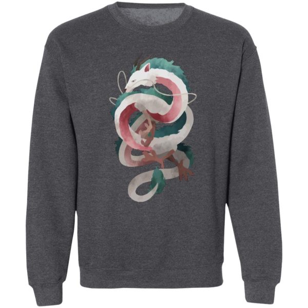 Chihiro Spirited Away - Spirited Away – Haku Dragon Sweatshirt Unisex-Apparel, Chihiro Spirited Away, Spirited Away, Sweatshirt