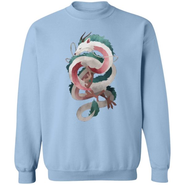 Chihiro Spirited Away - Spirited Away – Haku Dragon Sweatshirt Unisex-Apparel, Chihiro Spirited Away, Spirited Away, Sweatshirt