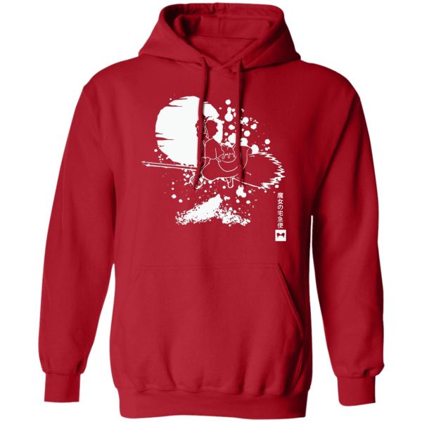 Kiki's Delivery Service Novel - Kiki’s Delivery Service – Flying in the night Hoodie Unisex-Apparel, Hoodie, Kiki's Delivery Service, Kiki's Delivery Service Novel