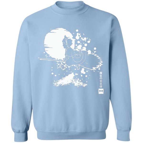 Kiki's Delivery Service Ursula - Kiki’s Delivery Service – Flying in the night Sweatshirt Unisex-Apparel, Kiki's Delivery Service, Kiki's Delivery Service Ursula, Sweatshirt