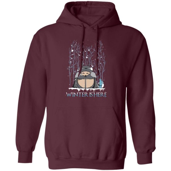 Totoro Ramen - Totoro Game of Throne Winter is Here Hoodie-Apparel, Hoodie, My Neighbor Totoro, Totoro Ramen