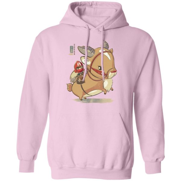 Princess Mononoke Wallpaper - Princess Mononoke Ashitaka  and Yakul Chibi Hoodie-Apparel, Hoodie, princess mononoke, Princess Mononoke Wallpaper