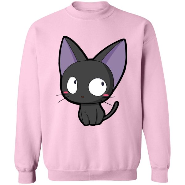 Kiki's Delivery Service Book - Kiki’s Delivery Service – Jiji Chibi Sweatshirt-Apparel, Kiki's Delivery Service, Kiki's Delivery Service Book, Sweatshirt