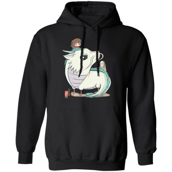 Spirited Away Trailer - Spirited Aways Chibi Hoodie-Apparel, Hoodie, Spirited Away, Spirited Away Cast, Spirited Away No Face, Spirited Away Trailer