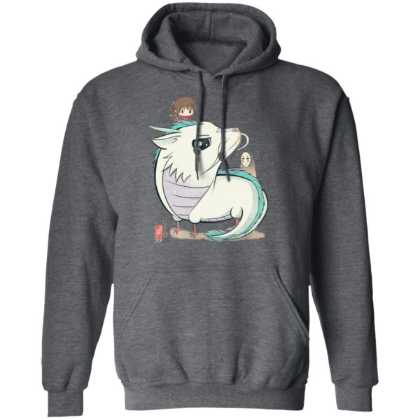 Spirited Away Trailer - Spirited Aways Chibi Hoodie-Apparel, Hoodie, Spirited Away, Spirited Away Cast, Spirited Away No Face, Spirited Away Trailer