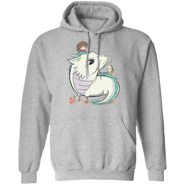 Spirited Away Trailer - Spirited Aways Chibi Hoodie-Apparel, Hoodie, Spirited Away, Spirited Away Cast, Spirited Away No Face, Spirited Away Trailer