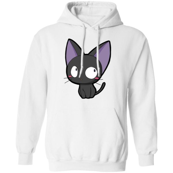 Cat Name Kiki's Delivery Service - Kiki’s Delivery Service – Jiji Chibi Hoodie-Apparel, Cat Name Kiki's Delivery Service, Hoodie, Kiki's Delivery Service