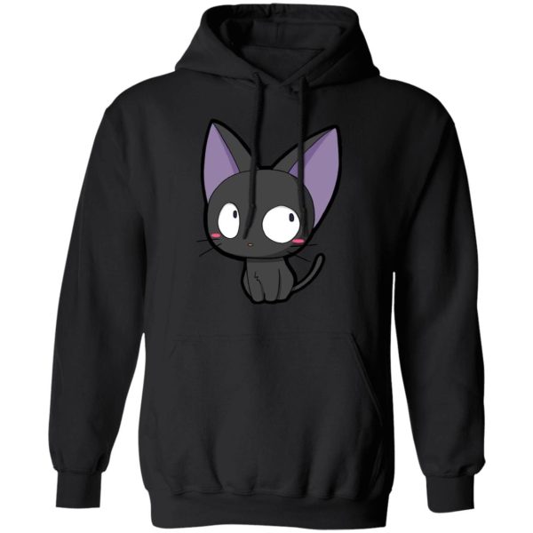 Cat Name Kiki's Delivery Service - Kiki’s Delivery Service – Jiji Chibi Hoodie-Apparel, Cat Name Kiki's Delivery Service, Hoodie, Kiki's Delivery Service