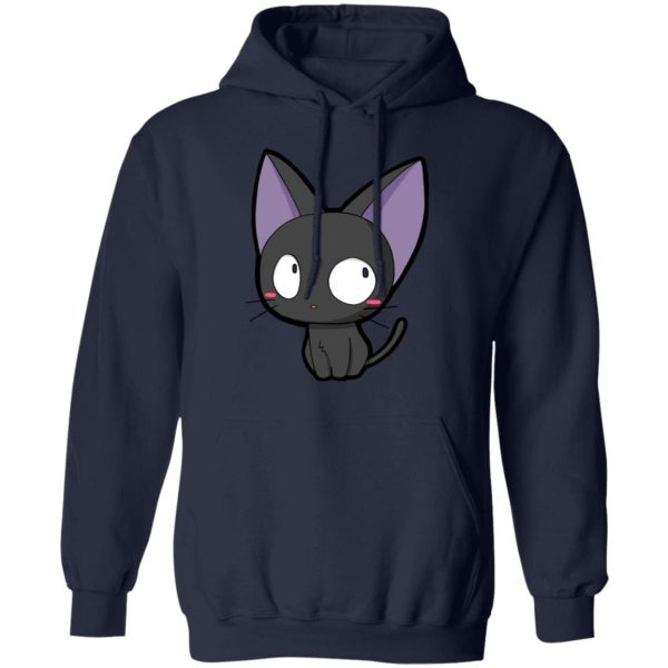 Cat Name Kiki's Delivery Service - Kiki’s Delivery Service – Jiji Chibi Hoodie-Apparel, Cat Name Kiki's Delivery Service, Hoodie, Kiki's Delivery Service