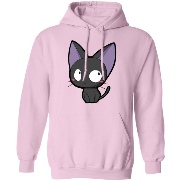 Cat Name Kiki's Delivery Service - Kiki’s Delivery Service – Jiji Chibi Hoodie-Apparel, Cat Name Kiki's Delivery Service, Hoodie, Kiki's Delivery Service