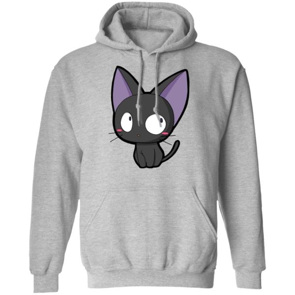 Cat Name Kiki's Delivery Service - Kiki’s Delivery Service – Jiji Chibi Hoodie-Apparel, Cat Name Kiki's Delivery Service, Hoodie, Kiki's Delivery Service