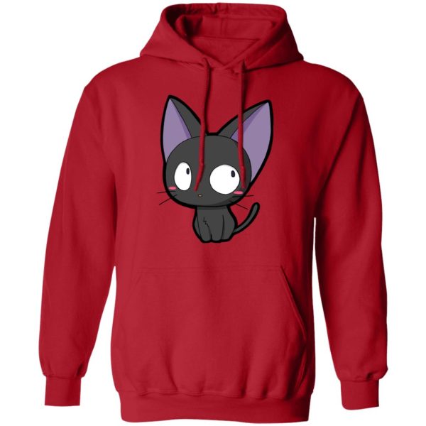 Cat Name Kiki's Delivery Service - Kiki’s Delivery Service – Jiji Chibi Hoodie-Apparel, Cat Name Kiki's Delivery Service, Hoodie, Kiki's Delivery Service