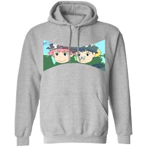 Ponyo Baby Fish - Ponyo and Sosuke Hoodie Unisex-Apparel, Hoodie, ponyo, Ponyo Baby Fish