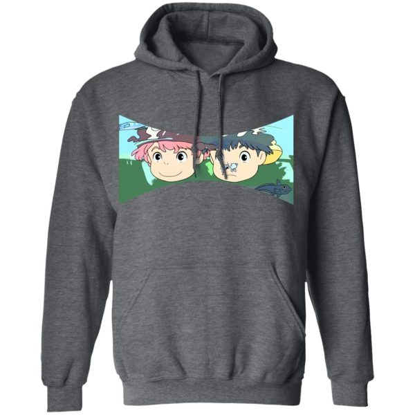 Ponyo Baby Fish - Ponyo and Sosuke Hoodie Unisex-Apparel, Hoodie, ponyo, Ponyo Baby Fish