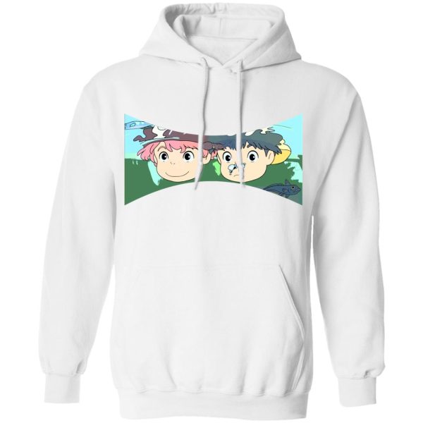 Ponyo Baby Fish - Ponyo and Sosuke Hoodie Unisex-Apparel, Hoodie, ponyo, Ponyo Baby Fish