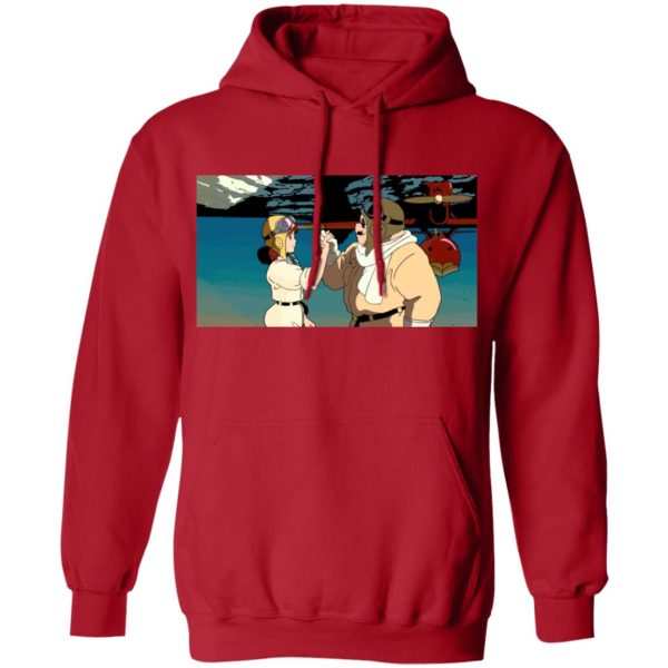 Porco Rosso Vintage Hoodie Unisex-Apparel, Hoodie, porco rosso