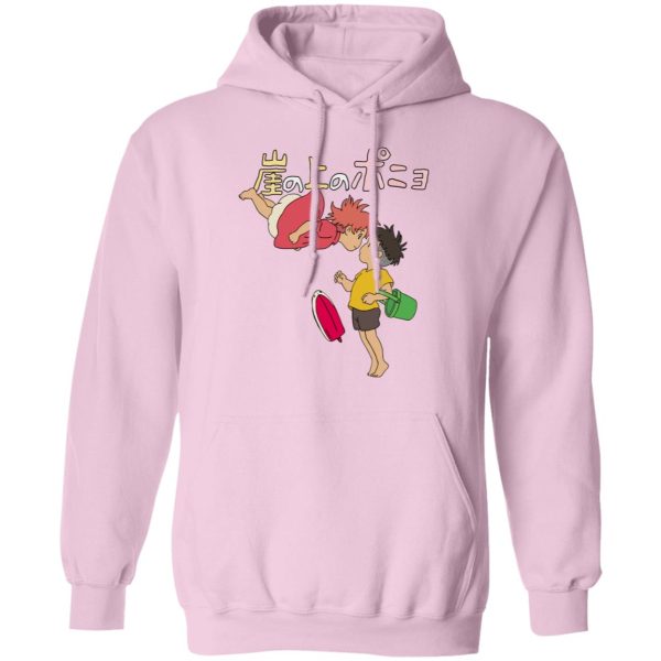 Ponyo Poster - Ponyo on the Cliff by the Sea Hoodie Unisex-Apparel, Hoodie, ponyo, Ponyo Poster