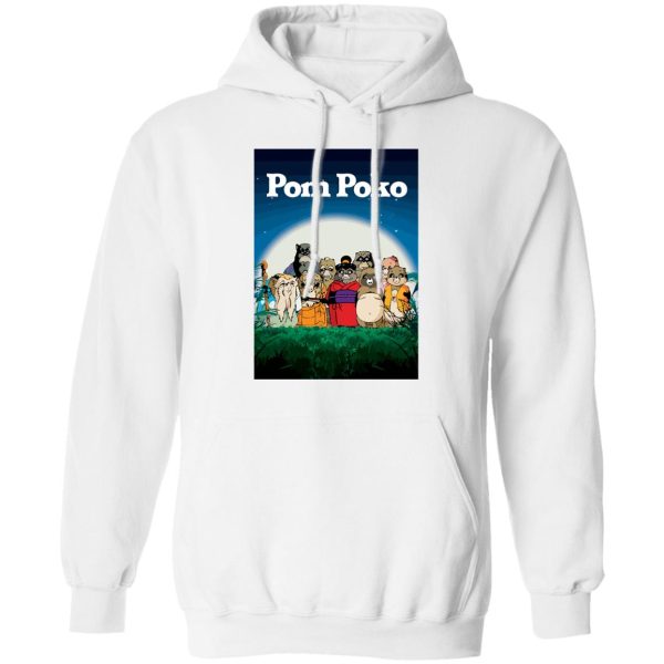 Pom Poko Poster Hoodie Unisex-Apparel, Hoodie, Pom Poko