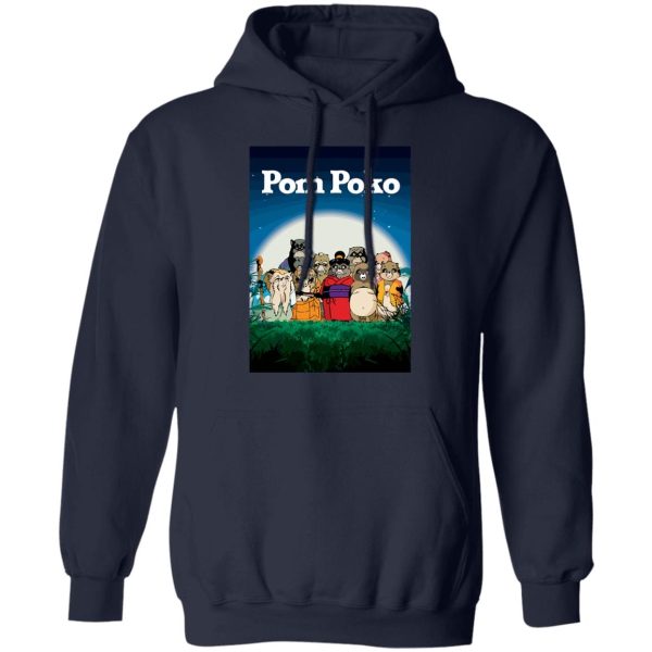 Pom Poko Poster Hoodie Unisex-Apparel, Hoodie, Pom Poko