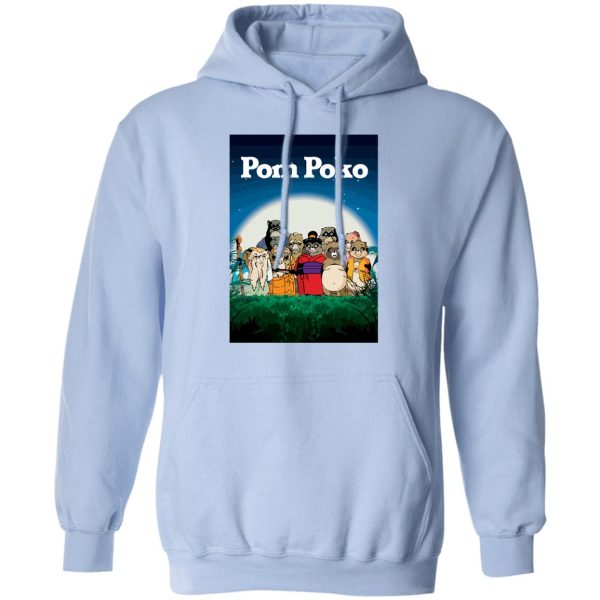 Pom Poko Poster Hoodie Unisex-Apparel, Hoodie, Pom Poko