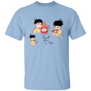 Ponyo Meaning - Ponyo and Sosuke Sketch T Shirt-Apparel, ponyo, Ponyo Meaning, Tshirt