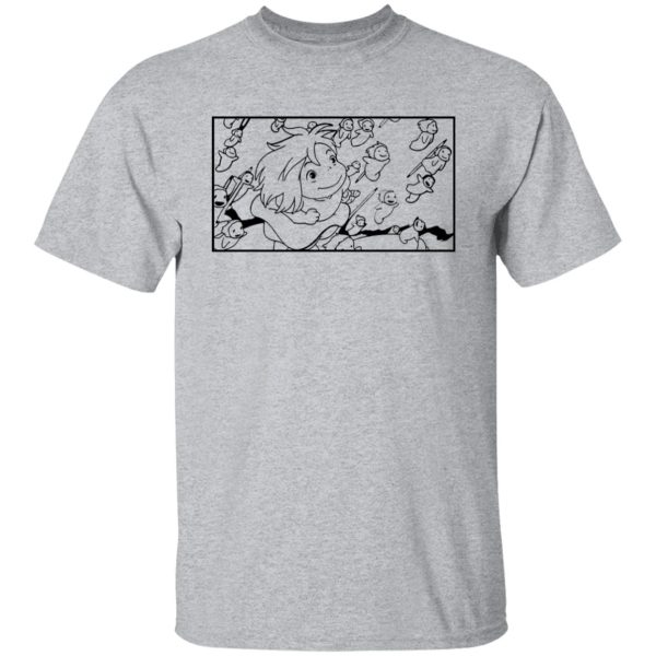 Is Ponyo Problematic - Ponyo – Freedom Sketch T Shirt-Apparel, Is Ponyo Problematic, ponyo, Tshirt