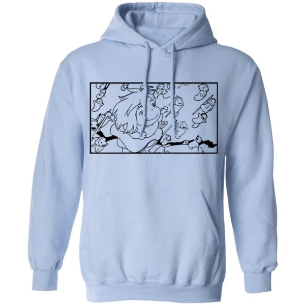 Ponyo Ramen - Ponyo – Freedom Sketch Hoodie-Apparel, Hoodie, ponyo, Ponyo Ramen