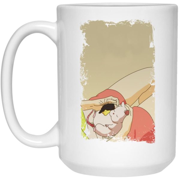 Dragon In Spirited Away - Spirited Away – Sleeping Boh Mouse Mug-Dragon In Spirited Away, House Decor, Mug, Spirited Away