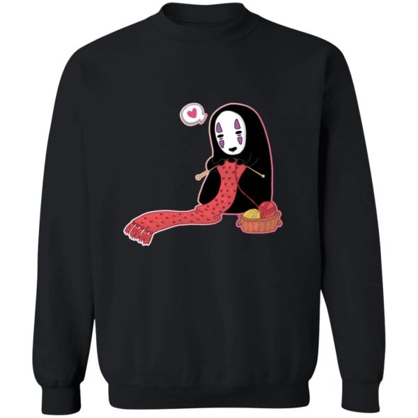 Spirited Away Chihiro - Spirited Away No Face Kaonashi Knitting Sweatshirt-Spirited Away Chihiro