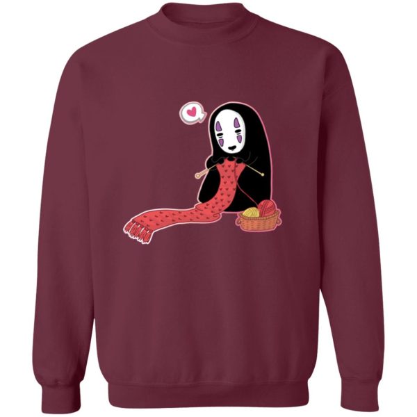 Spirited Away Chihiro - Spirited Away No Face Kaonashi Knitting Sweatshirt-Spirited Away Chihiro